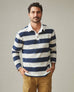 Men's Rugby Shirt - Blue Stripe